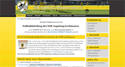 Desktop Screenshot of fussball.djk-lechhausen.de